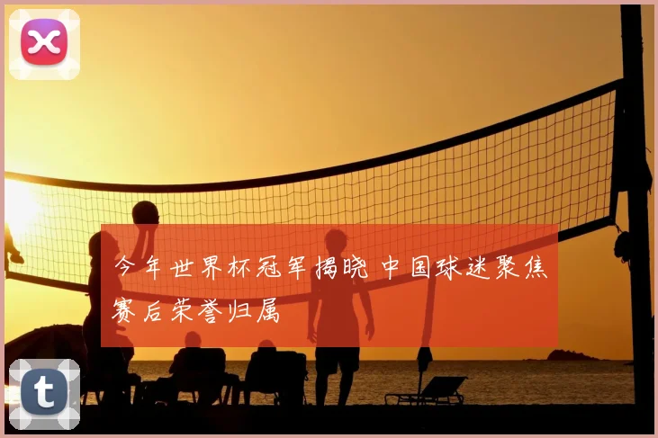 今年世界杯冠军揭晓 中国球迷聚焦赛后荣誉归属